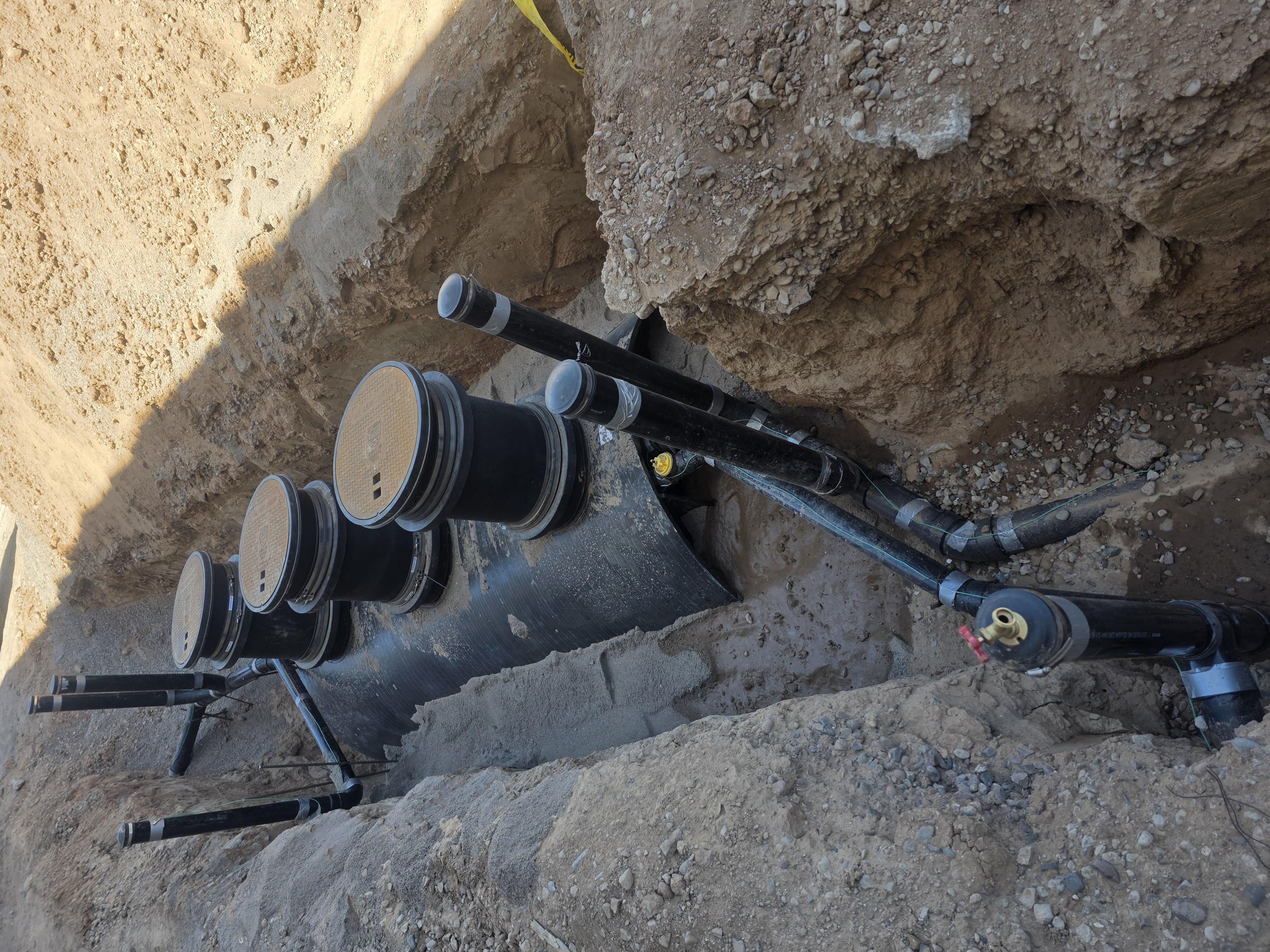 Sewer ejector pump installation in residential basement by Browns Family Plumbing, Phoenix, AZ
