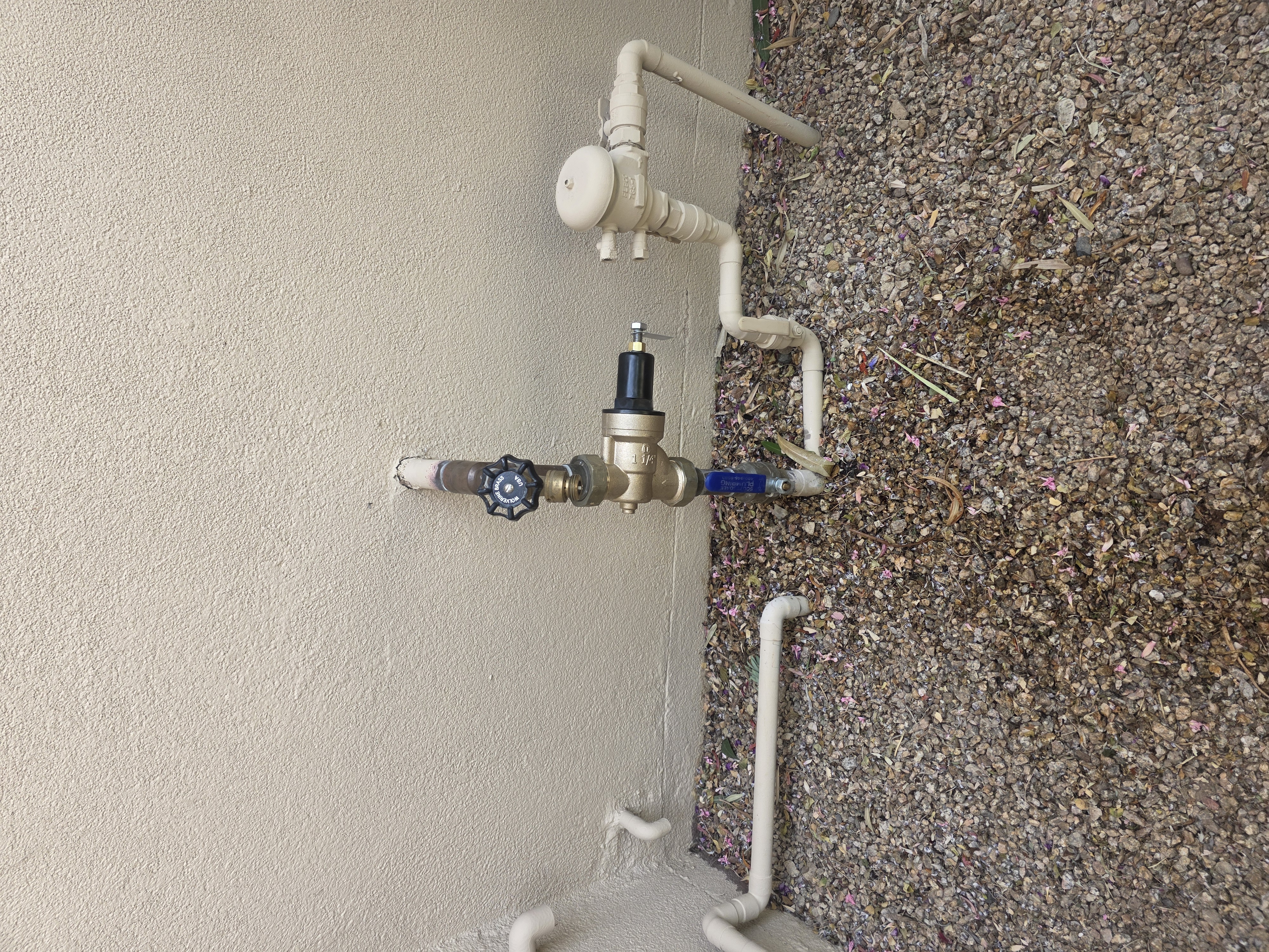 Backflow prevention assembly installed by Browns Family Plumbing in Phoenix, AZ