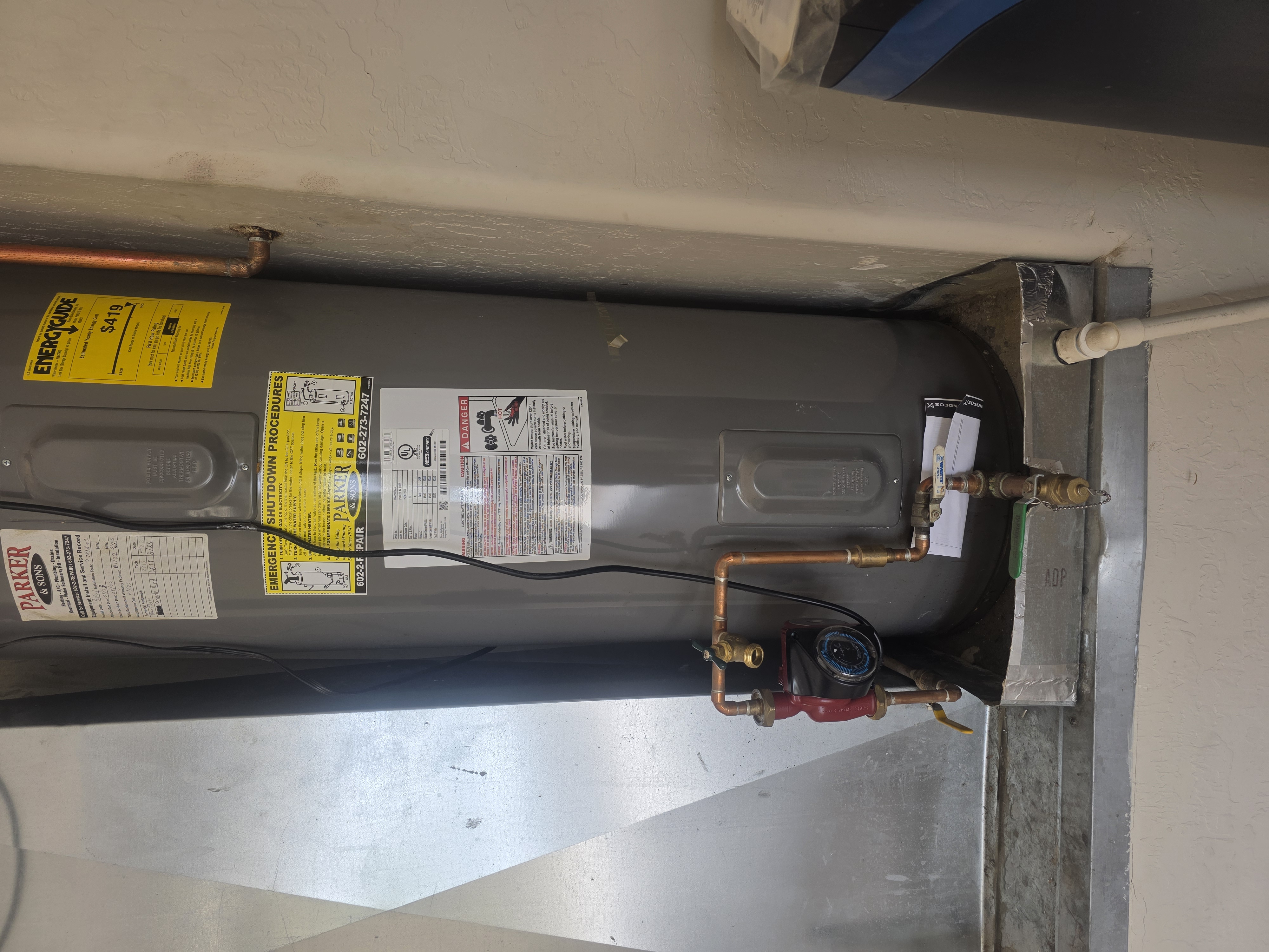 Booster pump system installed to increase water pressure by Browns Family Plumbing in Phoenix