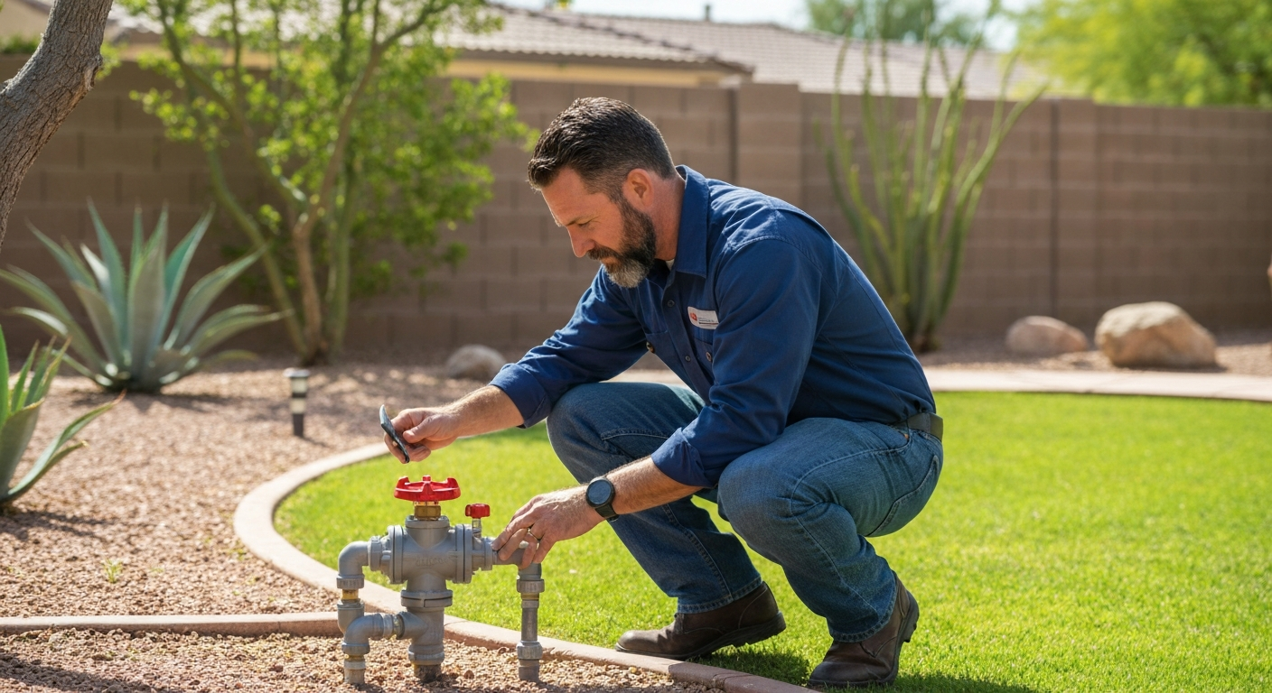 Browns Family Plumbing pumping system project in Phoenix, AZ