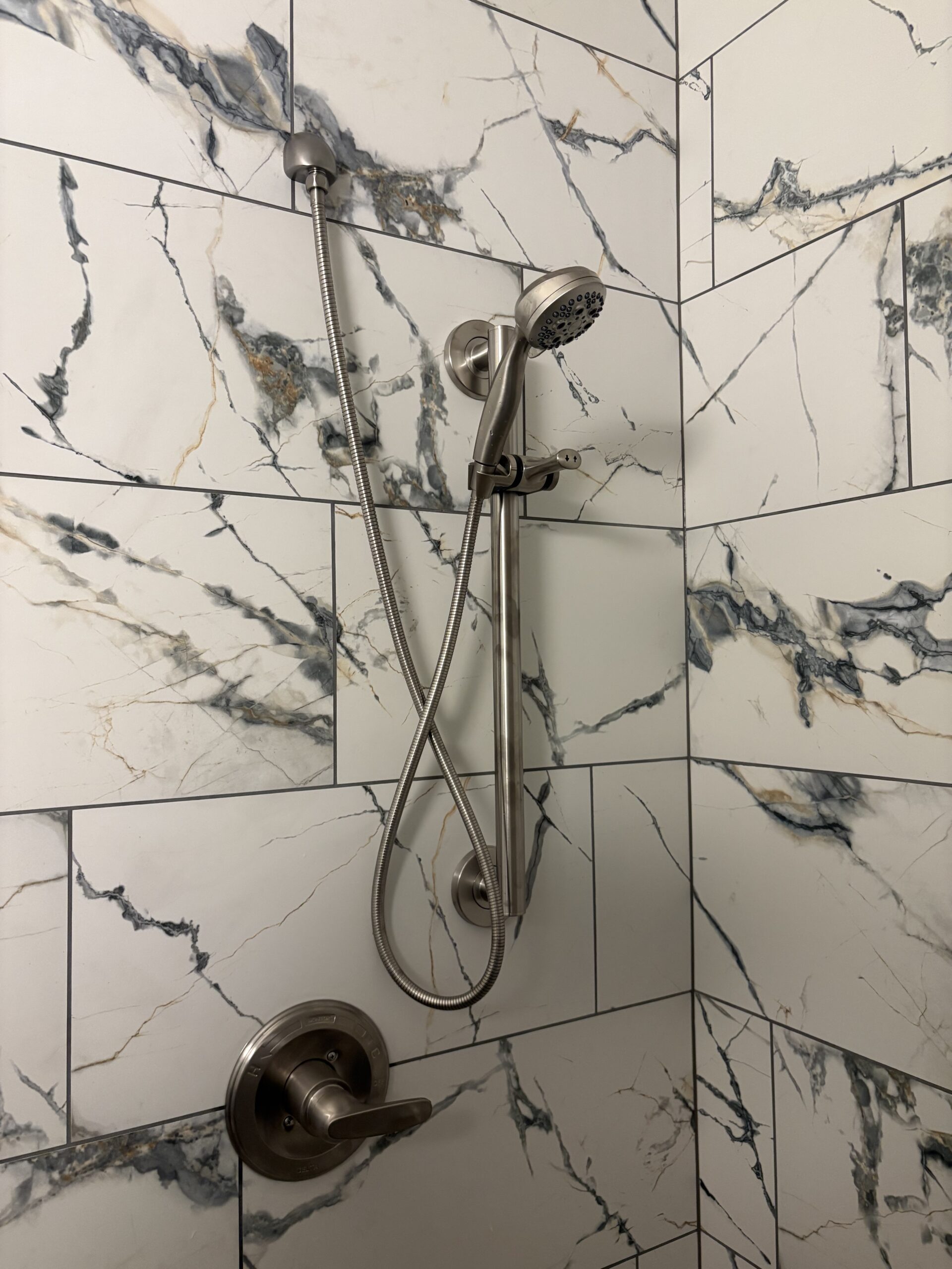 Finished bathroom renovation with new fixtures installed by Browns Family Plumbing in Phoenix, AZ