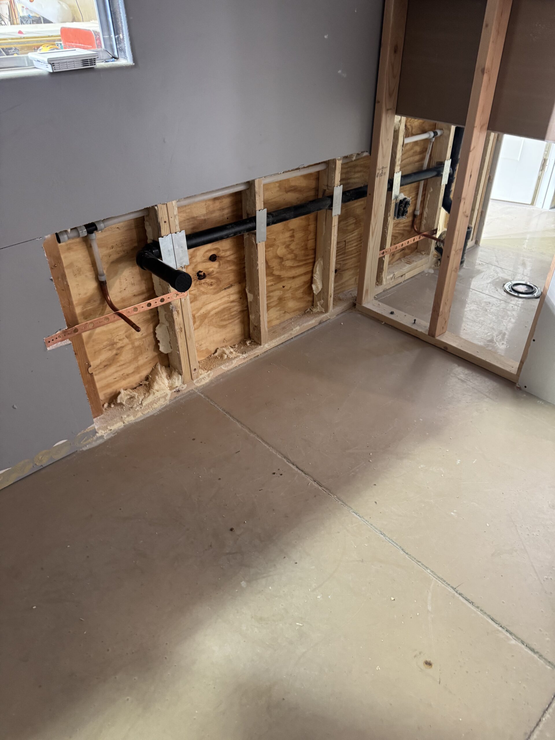 Gas shut-off valve and flexible connector installed by Browns Family Plumbing in Phoenix