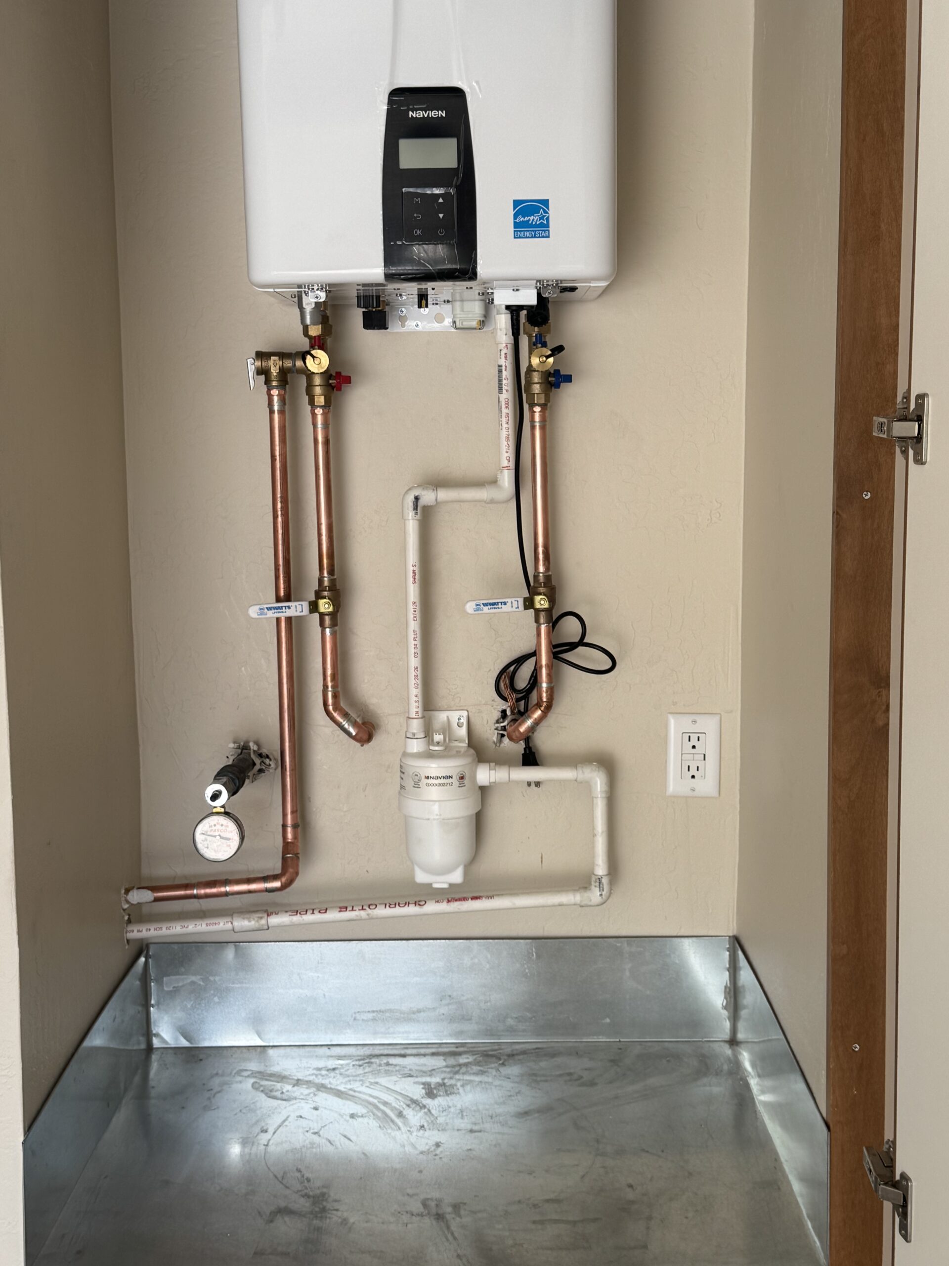 Water heater replacement completed by Browns Family Plumbing in Phoenix, AZ