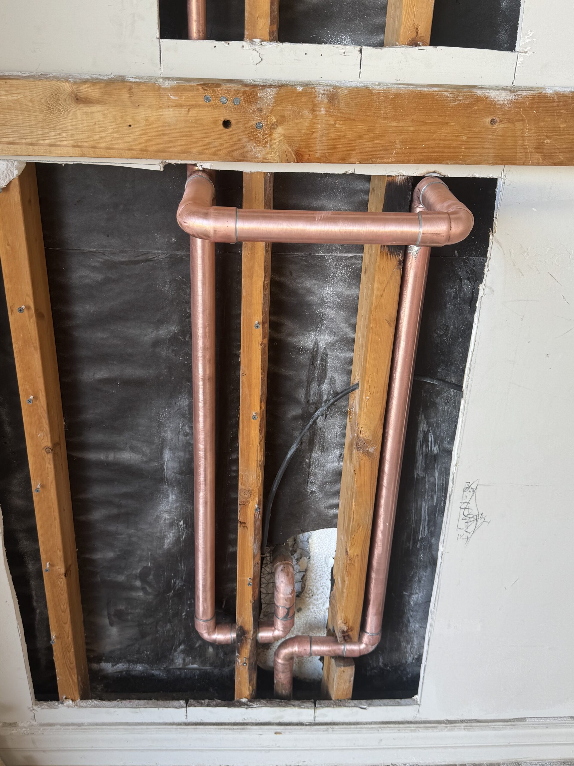Water heater pressure relief valve and expansion tank set up by Browns Family Plumbing in Arizona