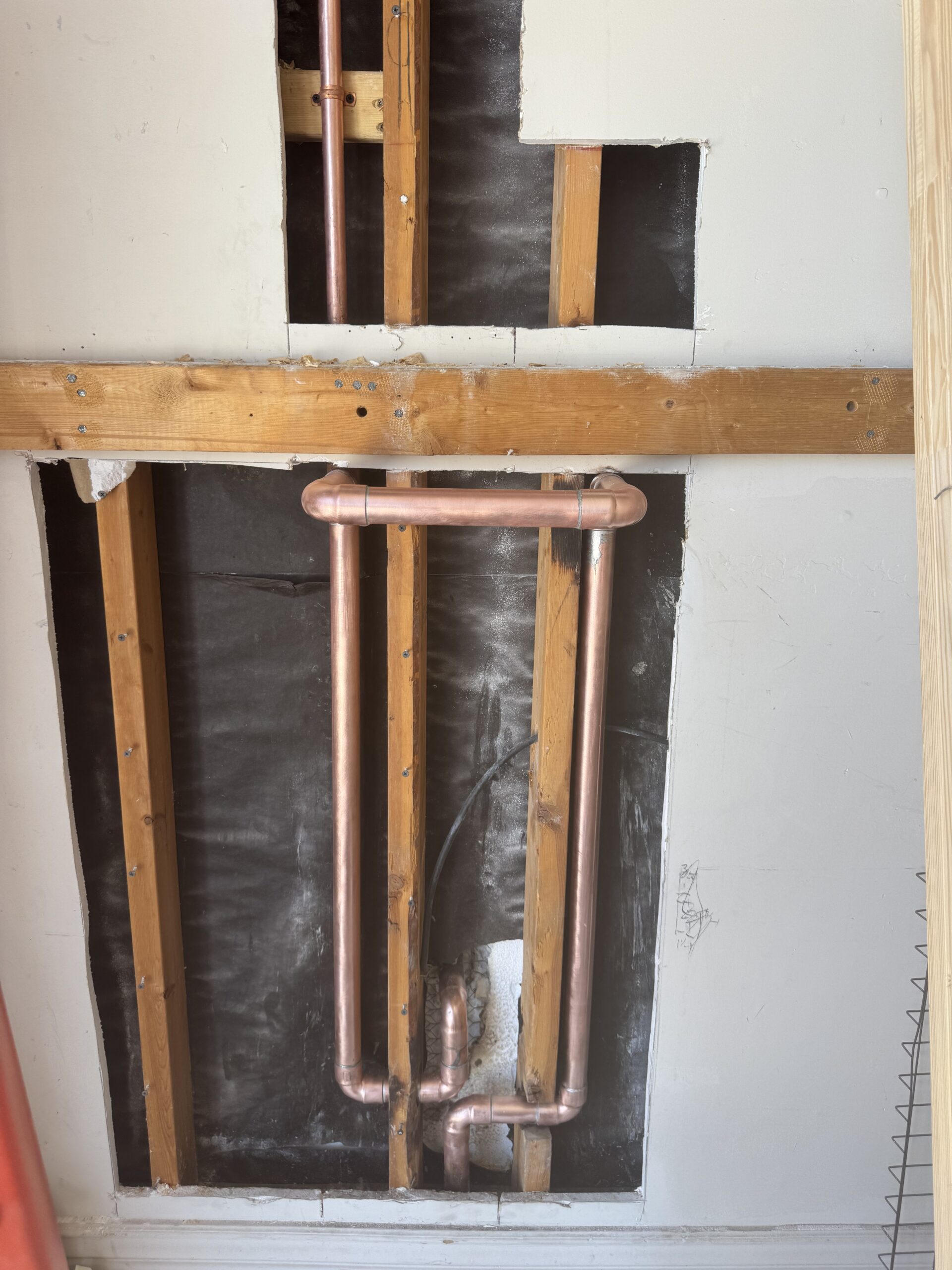 Water heater shut-off valves and supply lines installed by Browns Family Plumbing in Phoenix